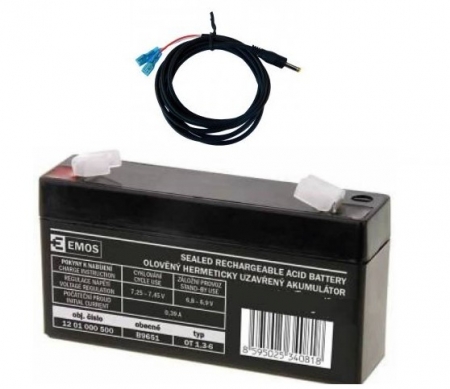 externí baterie pro fotopast BUNATY full HD (GSM) včetně propojovacího kabelu 