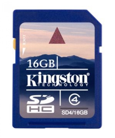 16 GB paměťová SD karta